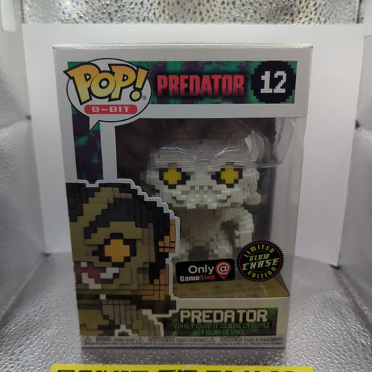 Funko POP Vinyl - 8-Bit - The Predator - Predator - #12 - Glow Chase Exclusive FRENLY BRICKS - Open 7 Days