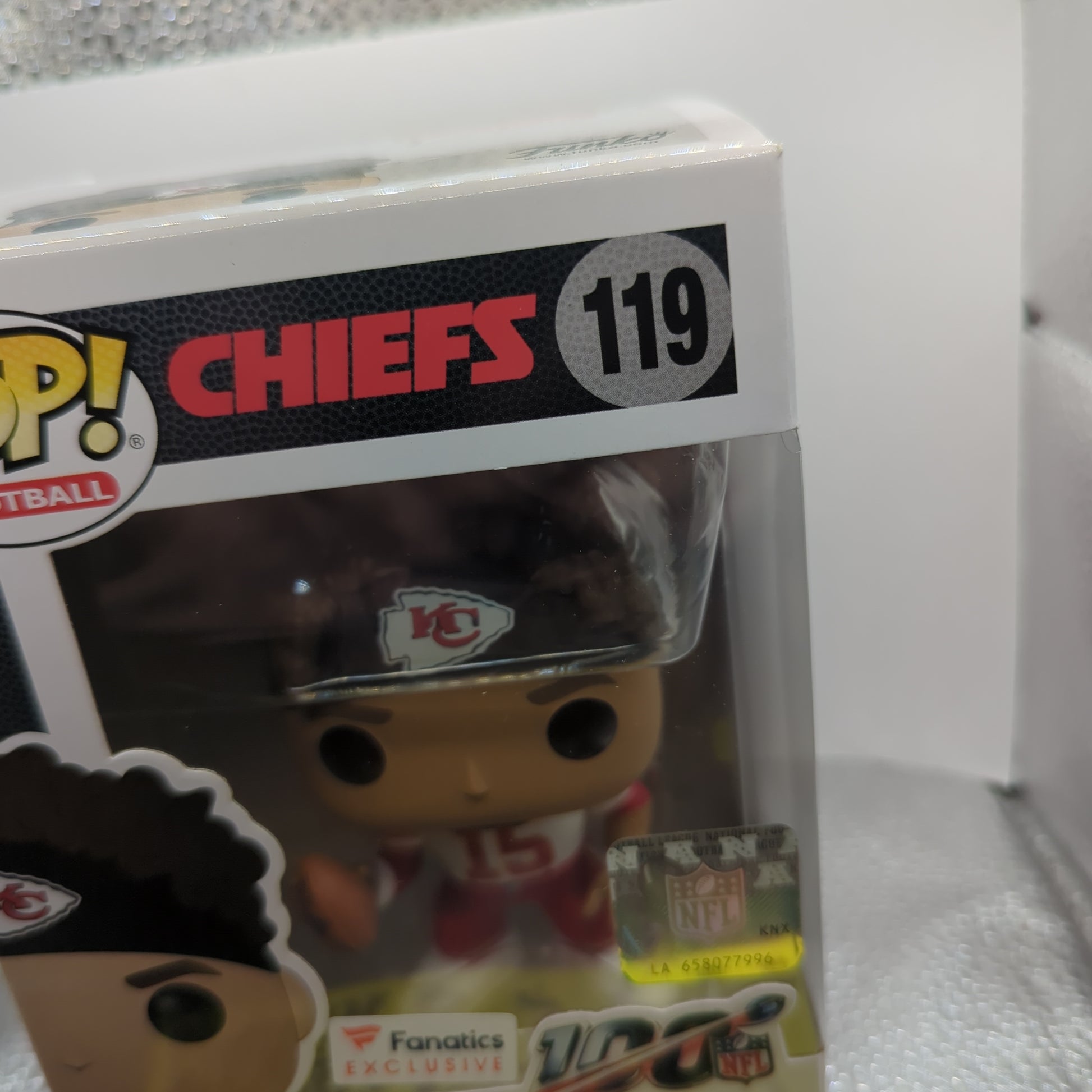 Patrick Mahomes II Funko Pop! Football Vinyl Figure #119 Fanatics Exclusive 2019 FRENLY BRICKS - Open 7 Days