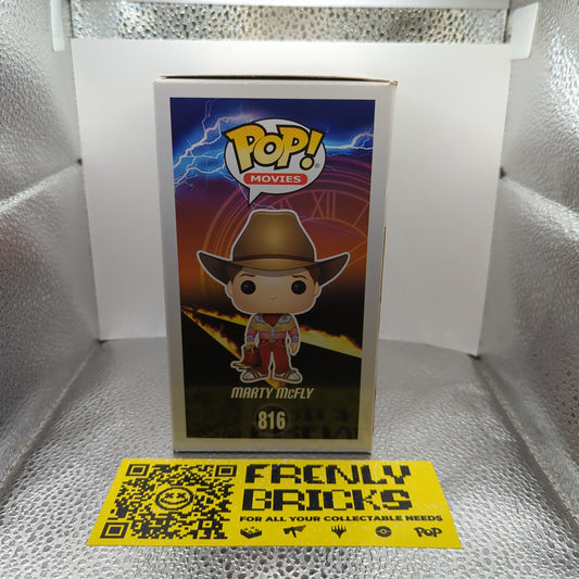 Pop Vinyls Marty McFly Back to the Future No.816 FRENLY BRICKS - Open 7 Days