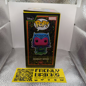 Scarlet Witch Funko Pop! Vinyl Blacklight #986 WandaVision Special Edition FRENLY BRICKS - Open 7 Days