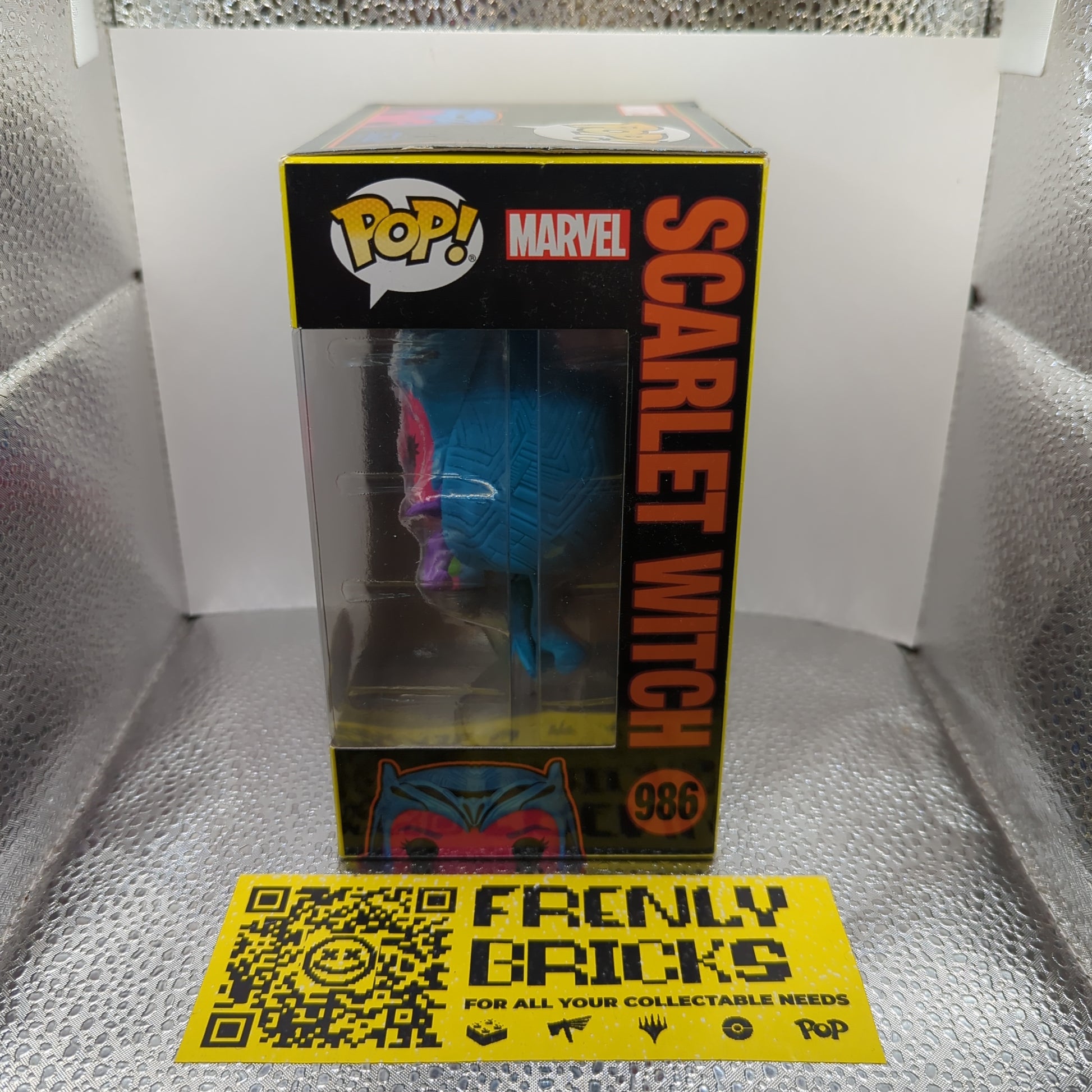 Scarlet Witch Funko Pop! Vinyl Blacklight #986 WandaVision Special Edition FRENLY BRICKS - Open 7 Days