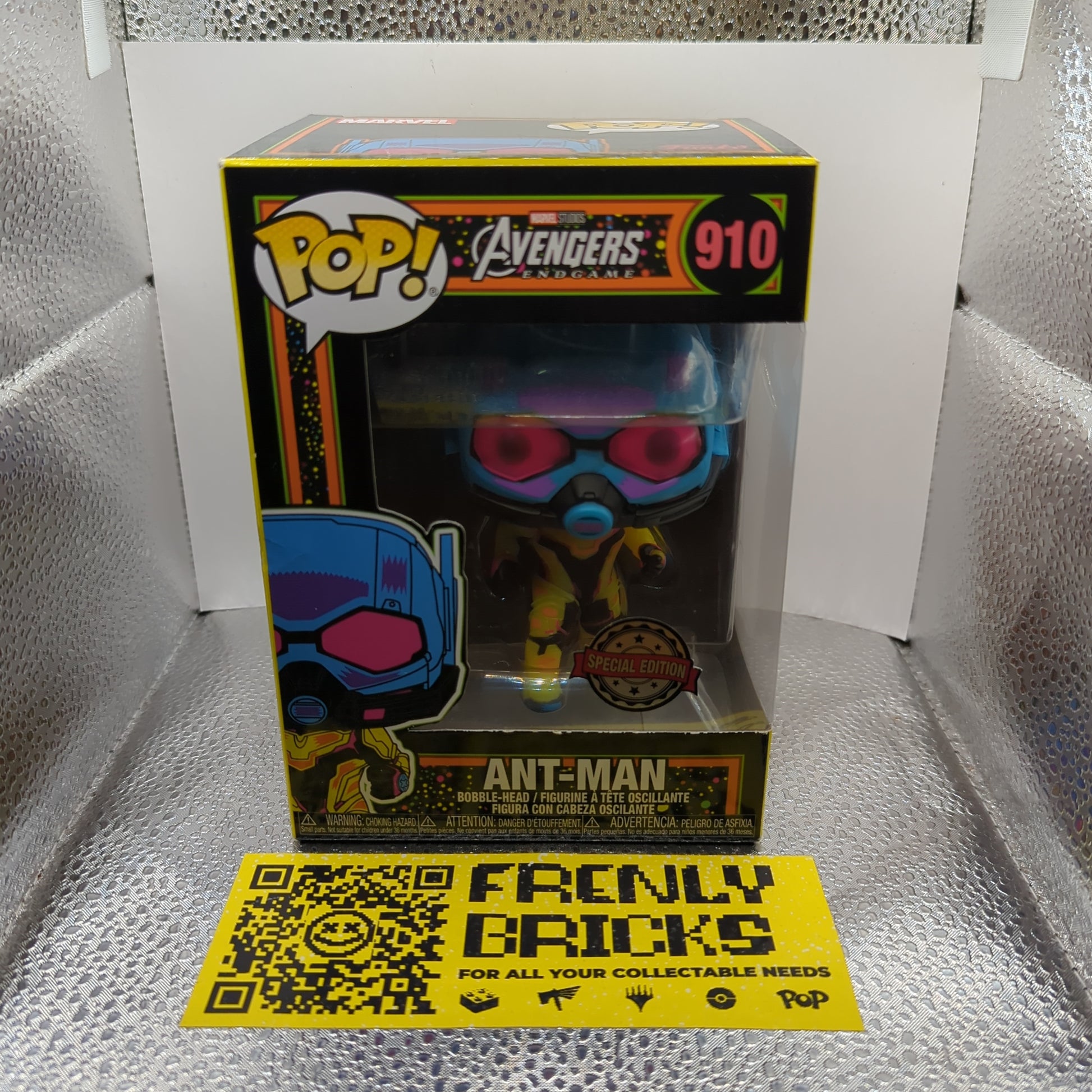 Ant-Man Funko Pop! Vinyl Blacklight #910 Avengers FRENLY BRICKS - Open 7 Days