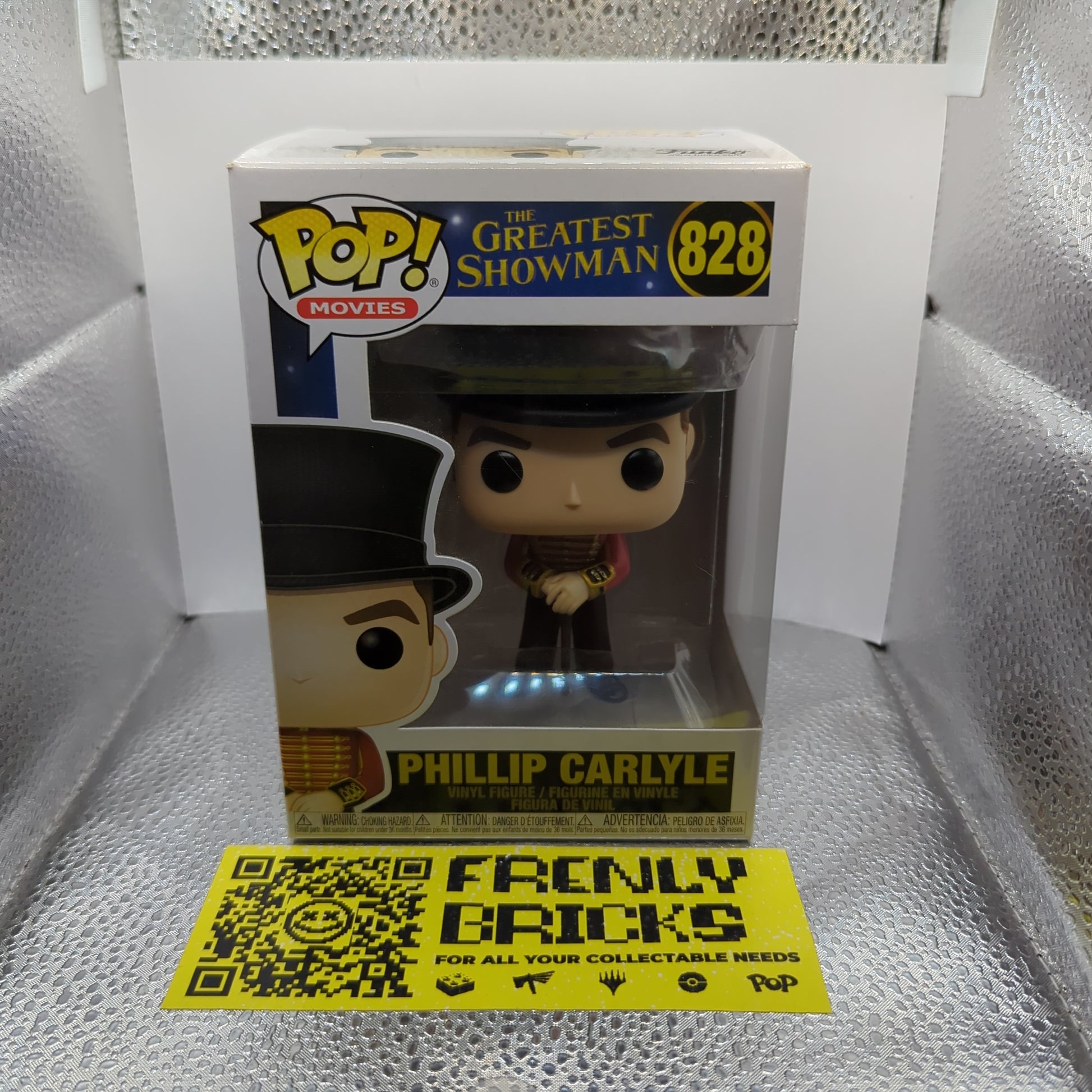 Phillip Carlyle Greatest Showman Funko Pop! Vinyl #828 FRENLY BRICKS - Open 7 Days