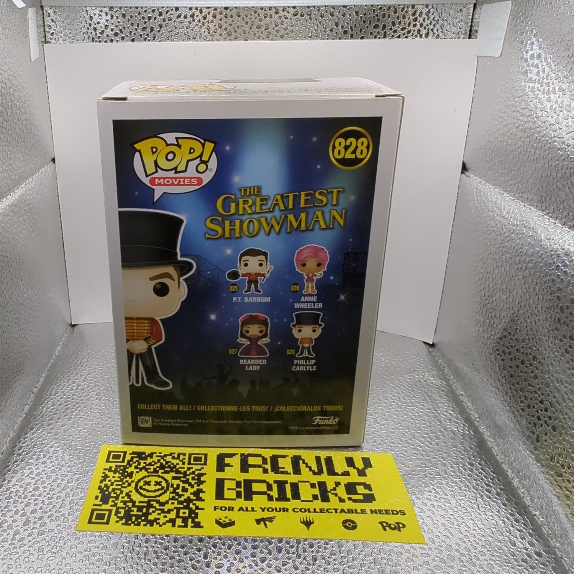 Phillip Carlyle Greatest Showman Funko Pop! Vinyl #828 FRENLY BRICKS - Open 7 Days