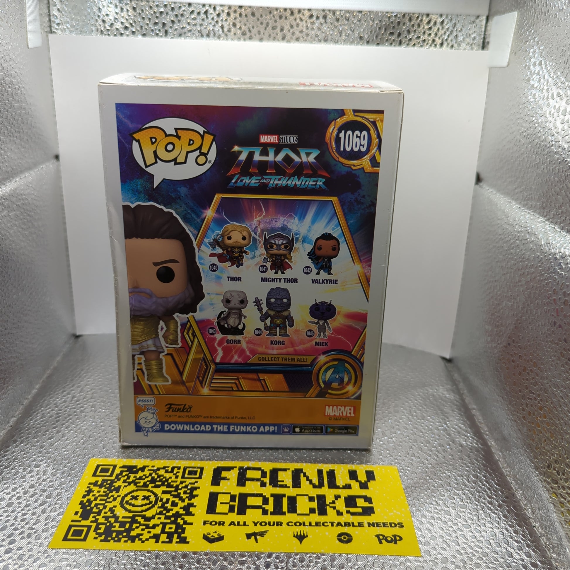 Funko pop vinyl ZEUS 1069 Thor Love And Thunder Marvel Comics FRENLY BRICKS - Open 7 Days