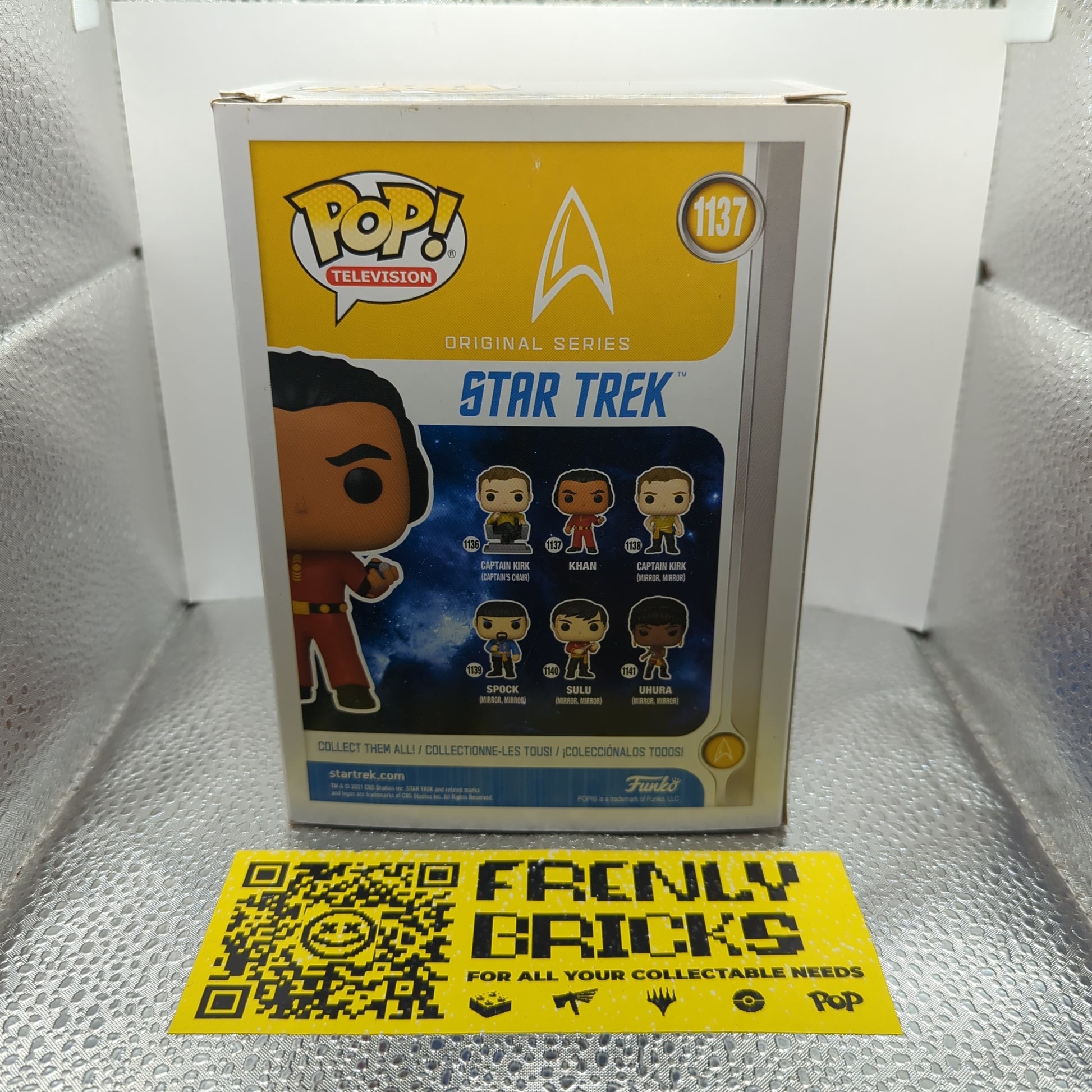 Star Trek: The Original Series - Khan #1137 Pop! Vinyl FRENLY BRICKS - Open 7 Days