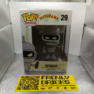 Animation Funko Pop - Bender - Futurama - No. 29 FRENLY BRICKS - Open 7 Days