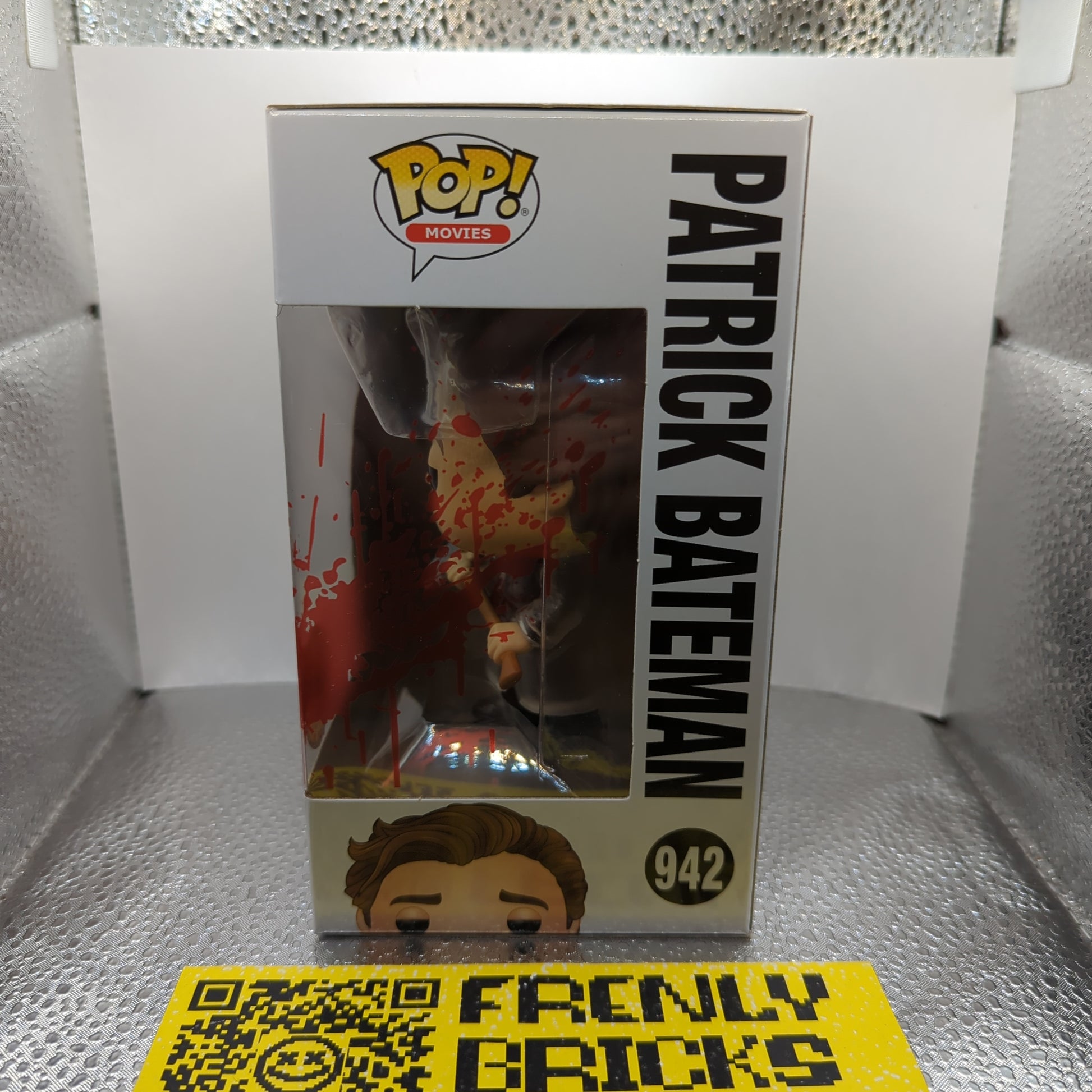 FUNKO POP! #942 PATRICK BATEMAN W/ BLOODY AXE CHASE AMERICAN PSYCHO FRENLY BRICKS - Open 7 Days