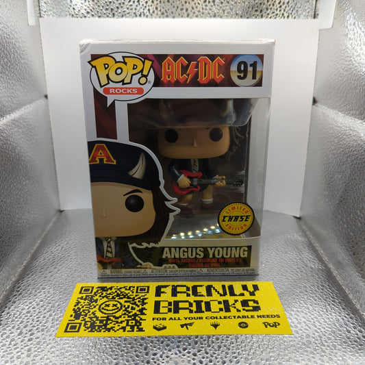 MINOR DAMAGE AC/DC Angus Young #91 CHASE Funko Pop! FRENLY BRICKS - Open 7 Days