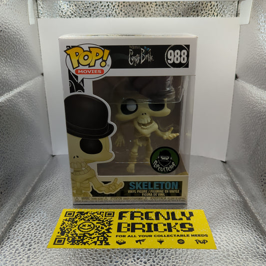 Funko Pop Vinyl - Skeleton - Corpse Bride - #988 FRENLY BRICKS - Open 7 Days