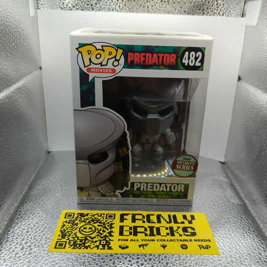 Movies Funko Pop - Predator #482 Speciality Series - Vaulted 2017 FRENLY BRICKS - Open 7 Days