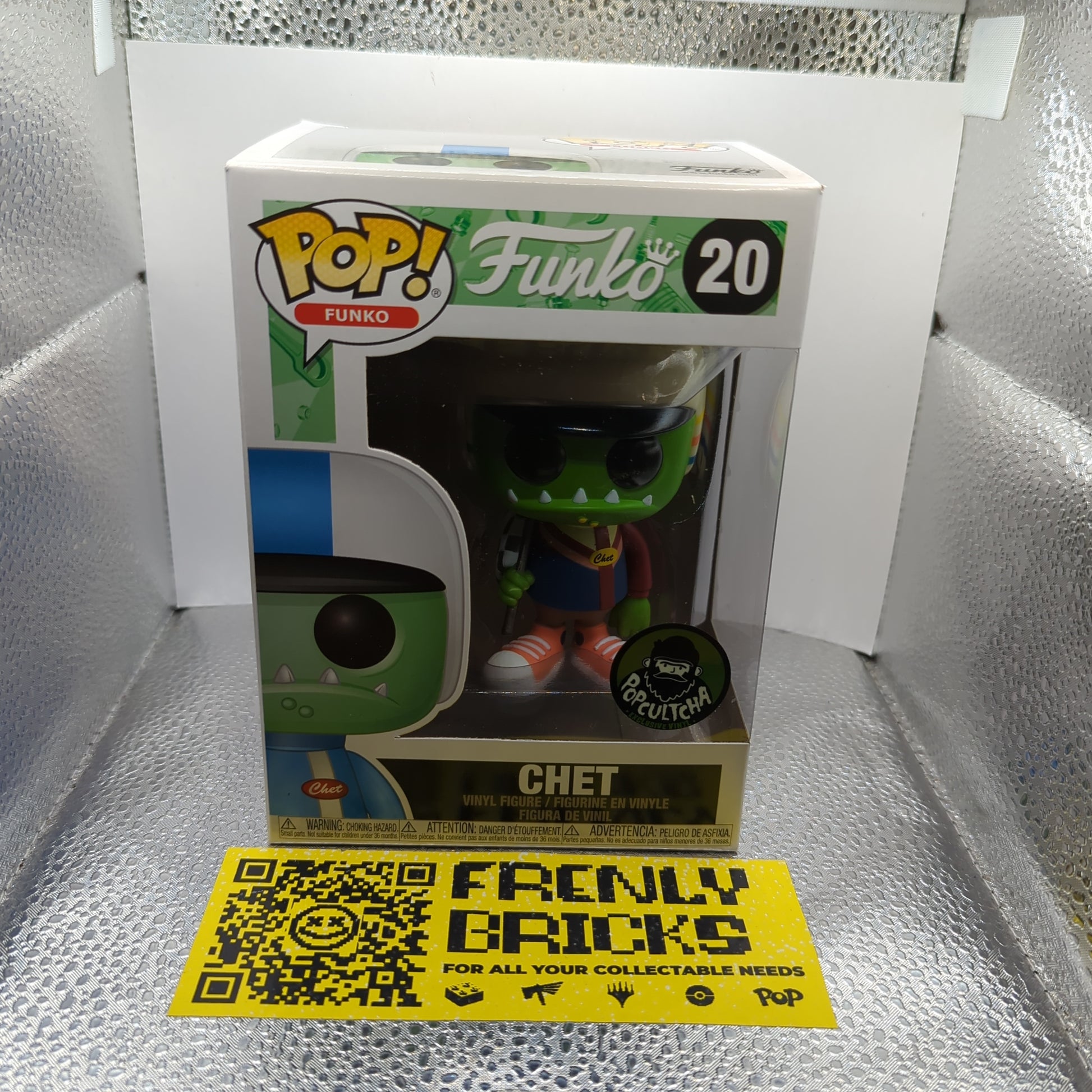 Chet 20 Spastik Plastik Green Popcultcha Funko Pop Vinyl FRENLY BRICKS - Open 7 Days