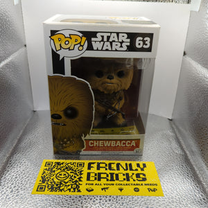 Chewbacca Star Wars funko Pop Vinyl #63 FRENLY BRICKS - Open 7 Days