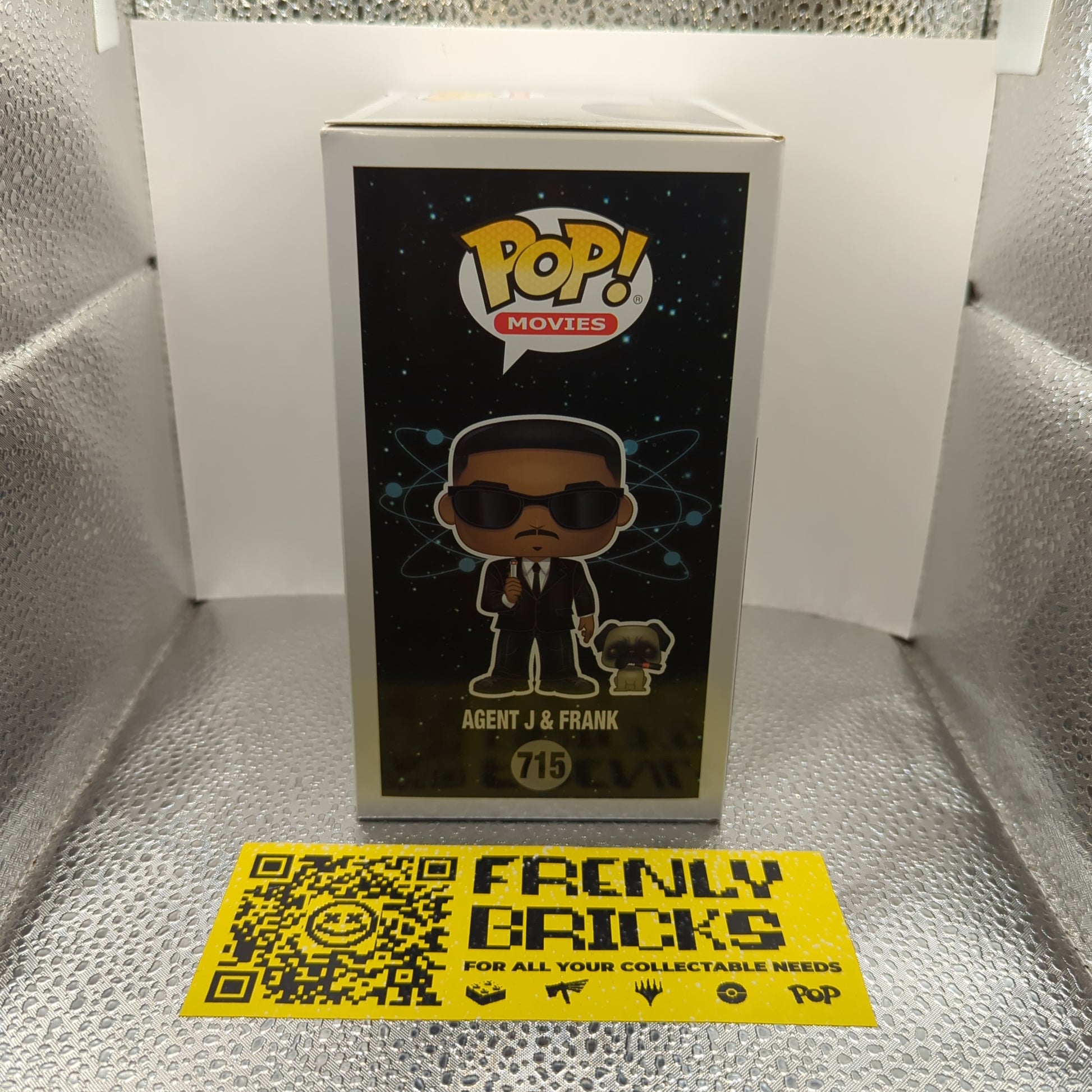 Agent J Pop 715 - Agent J & Frank MIB Funko Pop! Vinyl 2019 FRENLY BRICKS - Open 7 Days