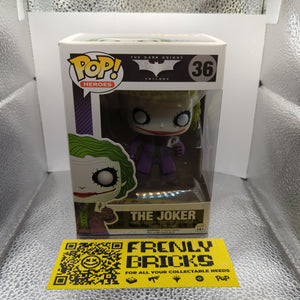 FUNKO Pop! #36 The Joker - Batman The Dark Knight FRENLY BRICKS - Open 7 Days