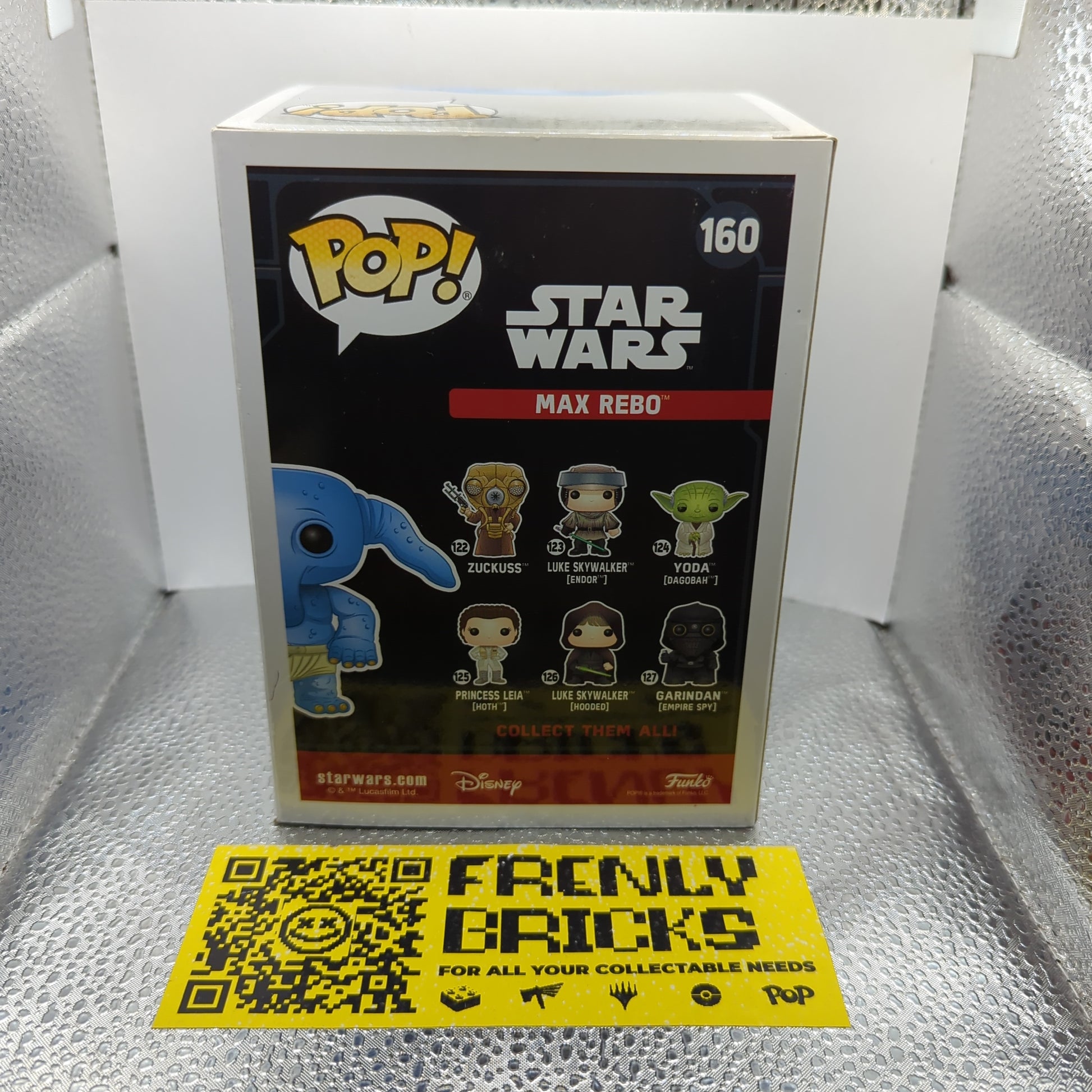 Funko Pop Vinyl Star Wars #160 Max Rebo FRENLY BRICKS - Open 7 Days