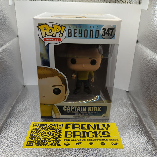 Funko  Pop Vinyl Movie STAR TREK BEYOND CAPTAIN KIRK #347  BNIB FRENLY BRICKS - Open 7 Days