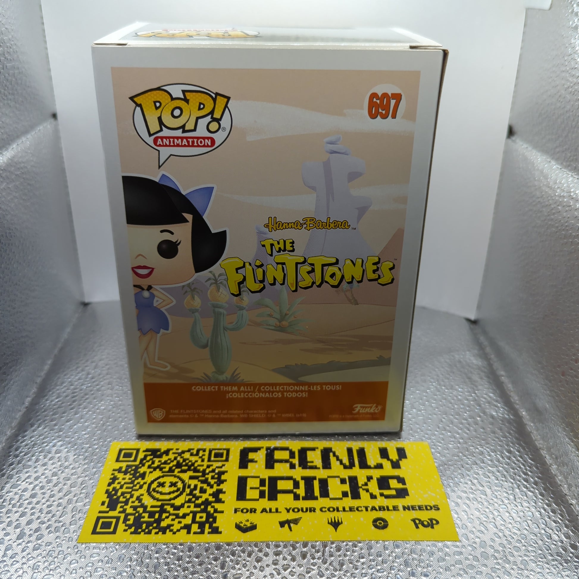 Betty Rubble Pop 697 - Flintstones Funko Pop! Vinyl - Popcultcha Exclusive FRENLY BRICKS - Open 7 Days