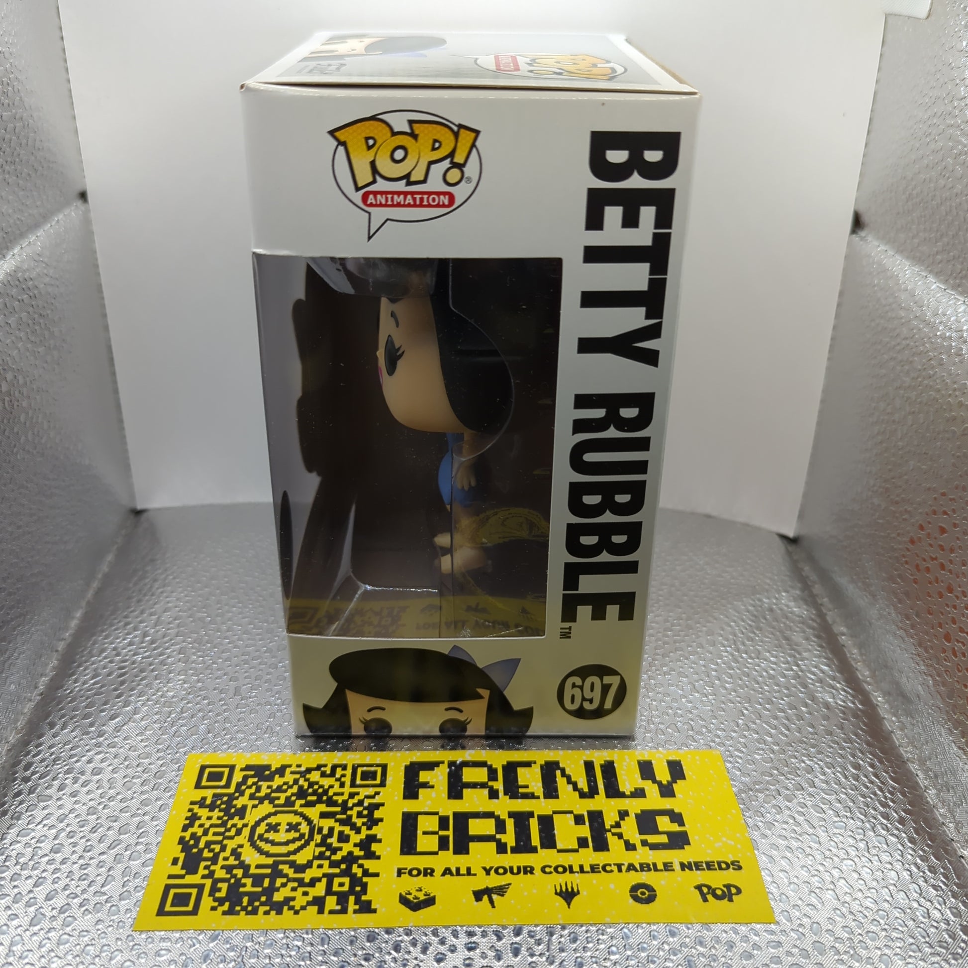 Betty Rubble Pop 697 - Flintstones Funko Pop! Vinyl - Popcultcha Exclusive FRENLY BRICKS - Open 7 Days