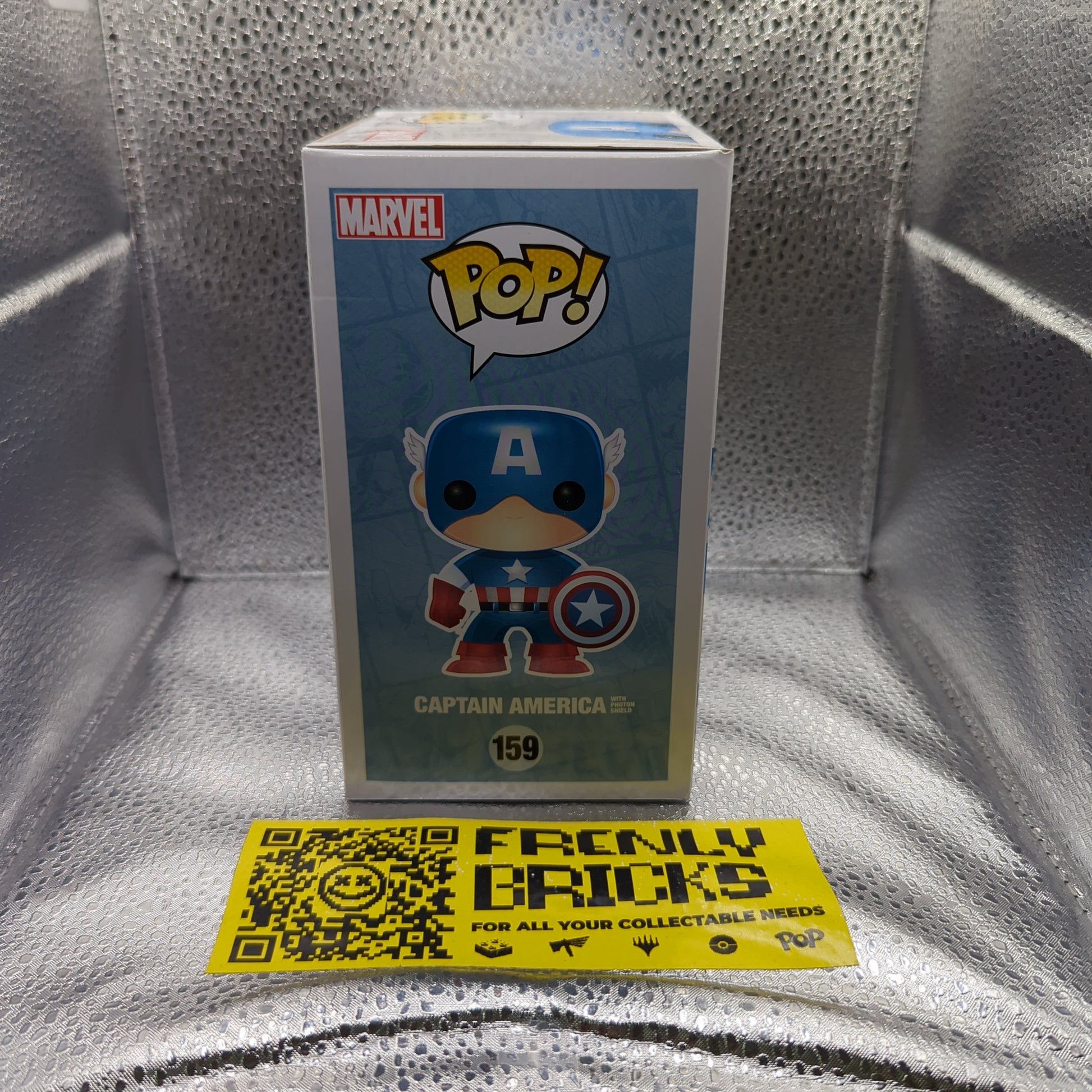 Captain America #159 Pop Vinyl Funko Unopened NEW! Marvel 75th FRENLY BRICKS - Open 7 Days