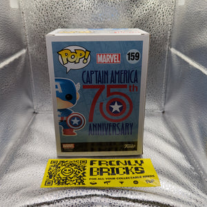 Captain America #159 Pop Vinyl Funko Unopened NEW! Marvel 75th FRENLY BRICKS - Open 7 Days