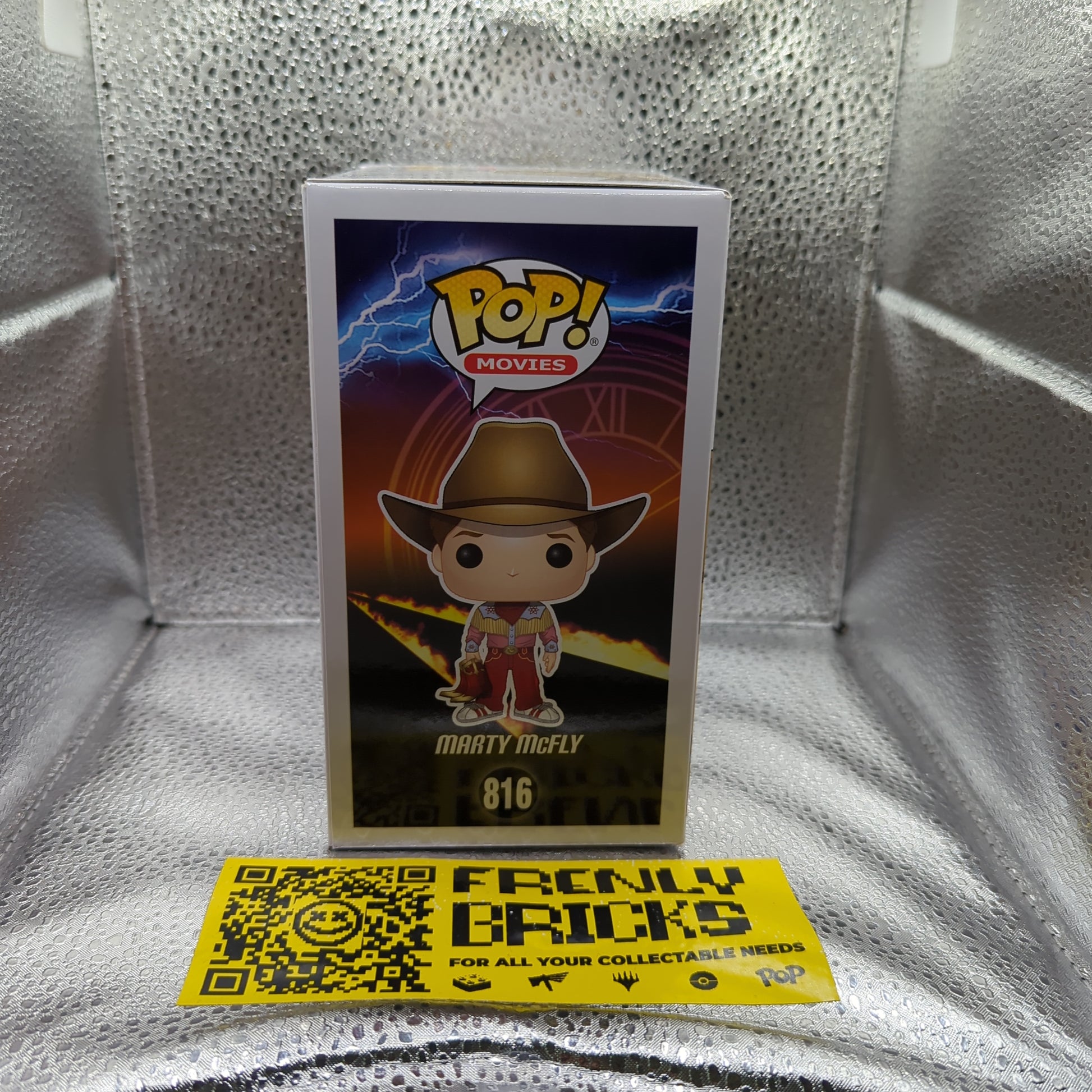 Pop Vinyls Marty McFly Cowboy Back to the Future No.816 FRENLY BRICKS - Open 7 Days