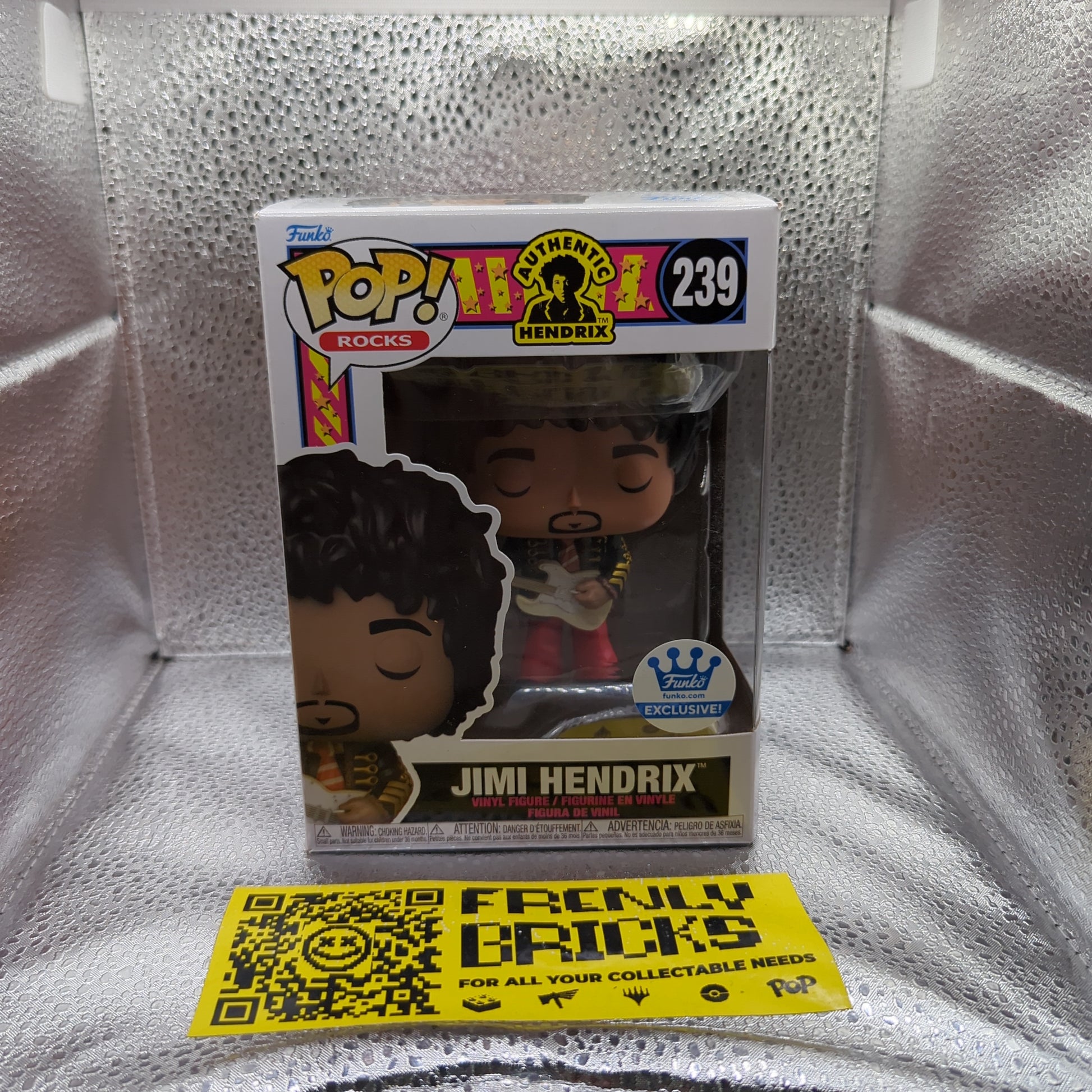 Jimi Hendrix Exclusive Funko Pop! Vinyl #239 FRENLY BRICKS - Open 7 Days