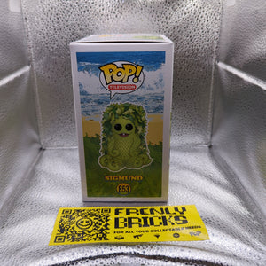 Sigmund - Pop Vinyl - 853 - 2019 Summer Convention Exclusive - Television FRENLY BRICKS - Open 7 Days