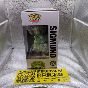 Sigmund - Pop Vinyl - 853 - 2019 Summer Convention Exclusive - Television FRENLY BRICKS - Open 7 Days