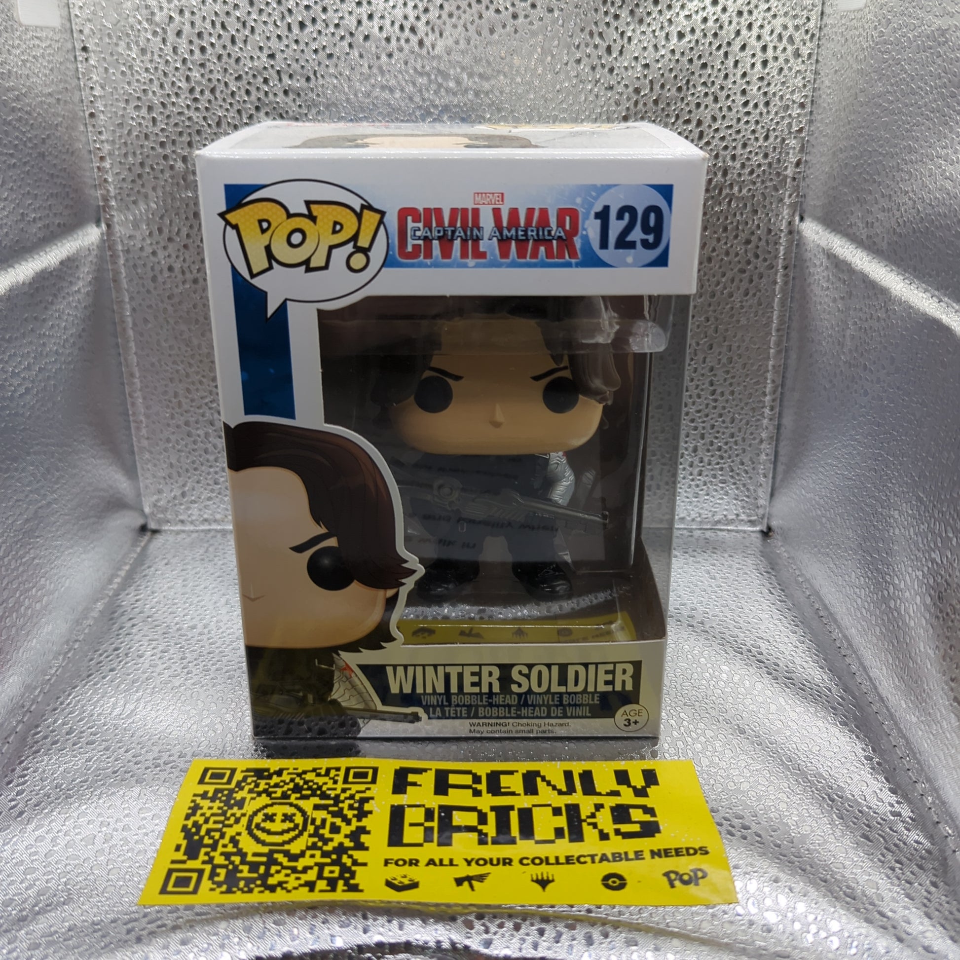 Winter Soldier 129 Captain America Civil War Marvel Funko Pop Vinyl FRENLY BRICKS - Open 7 Days