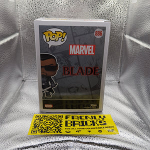 Blade 886 in Protector Pop Vinyl Funko Marvel Summer Convention 2021 FRENLY BRICKS - Open 7 Days