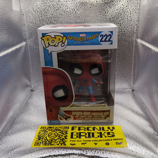 Marvel Funko Pop - Spider-Man #222 Homemade Suit - Vaulted 2017 FRENLY BRICKS - Open 7 Days