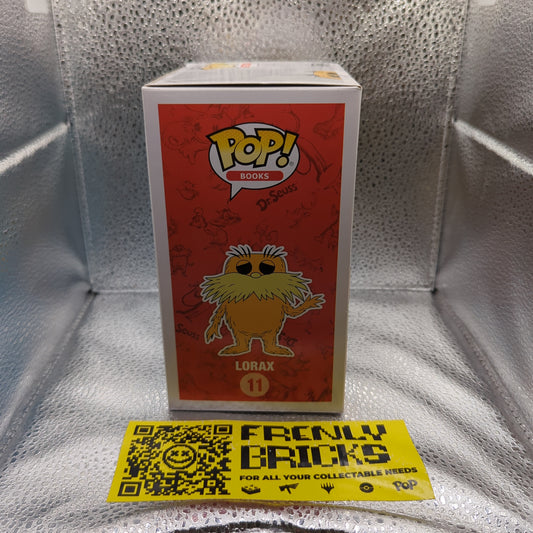 Funko Pop Dr. Suess Lorax Flocked #11 2017 Summer Convention Exclusive FRENLY BRICKS - Open 7 Days