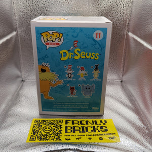 Funko Pop Dr. Suess Lorax Flocked #11 2017 Summer Convention Exclusive FRENLY BRICKS - Open 7 Days