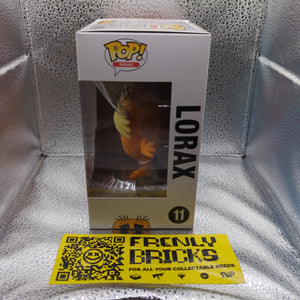 Funko Pop Dr. Suess Lorax Flocked #11 2017 Summer Convention Exclusive FRENLY BRICKS - Open 7 Days