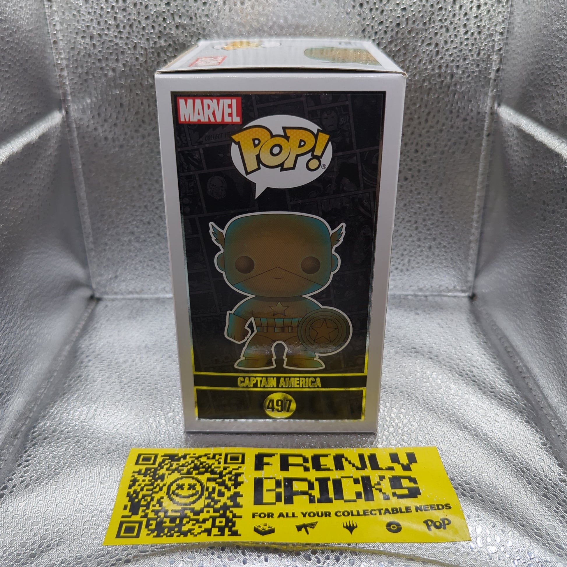 Funko Pop Marvel 80 Years #497 Captain America Special Edition Vinyl Figure FRENLY BRICKS - Open 7 Days