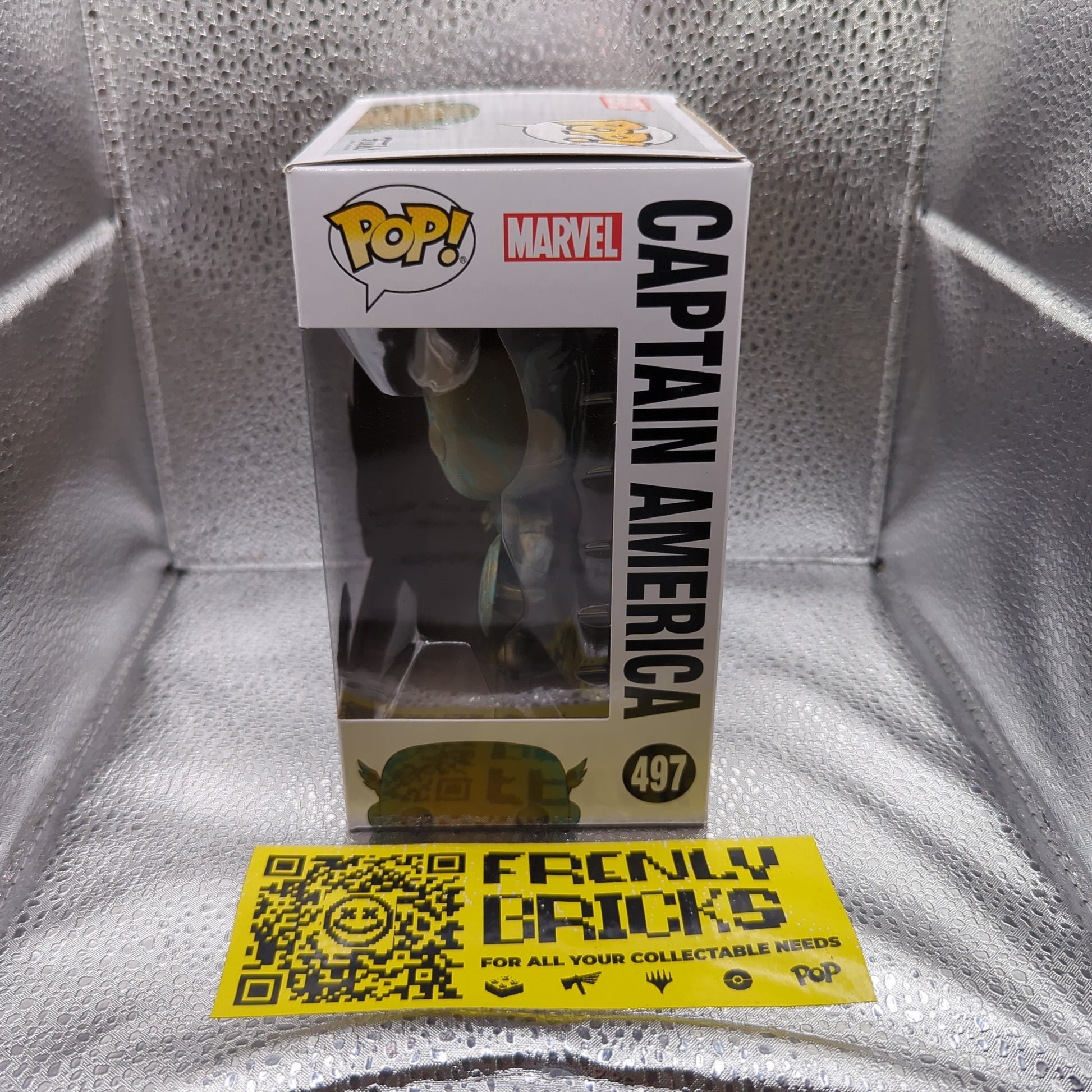 Funko Pop Marvel 80 Years #497 Captain America Special Edition Vinyl Figure FRENLY BRICKS - Open 7 Days