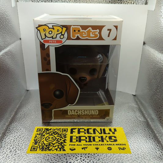 funko pop vinyl Pets Dachshund #7 FRENLY BRICKS - Open 7 Days