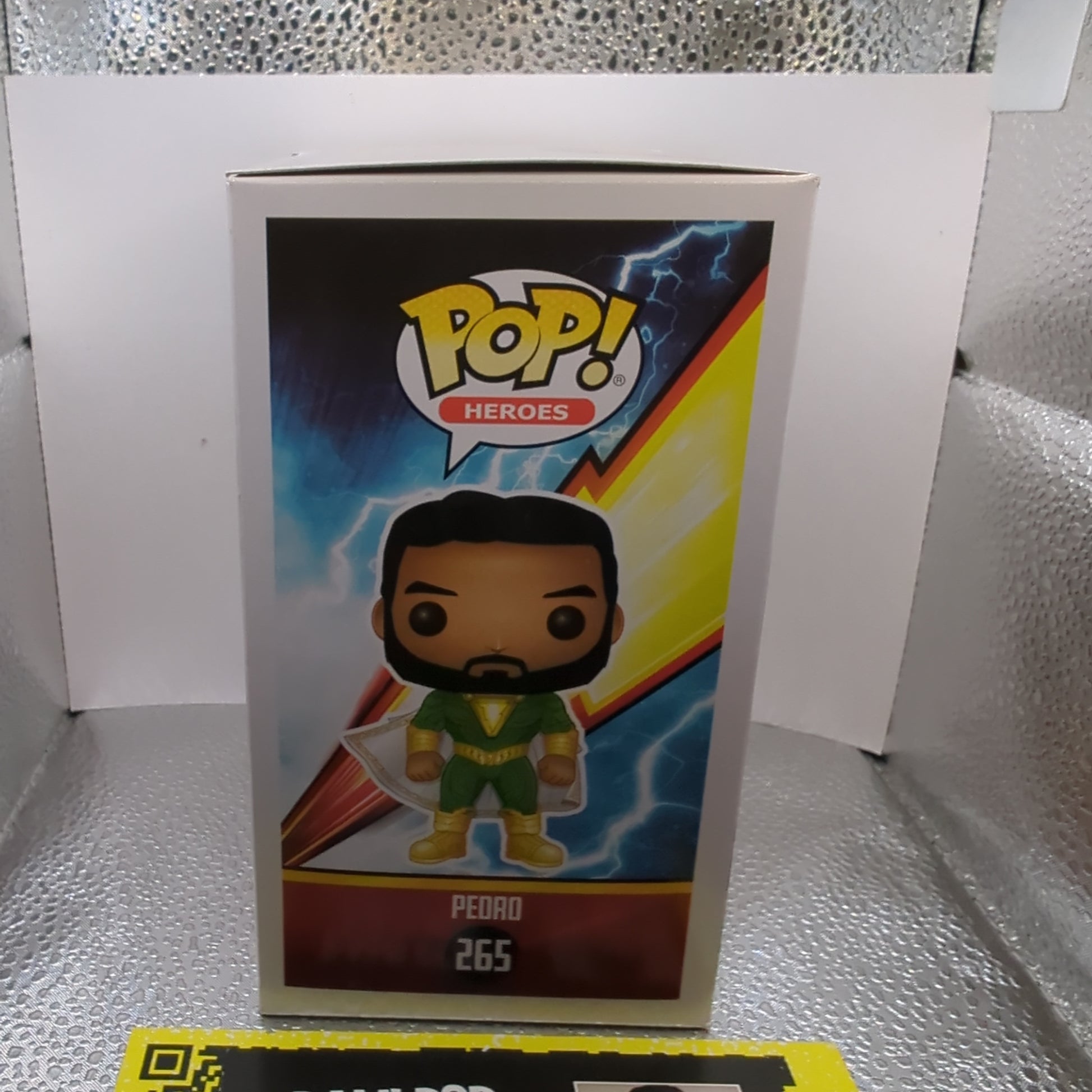 FUNKO POP VINYL Pedro #265 Shazam AUTO with coa Signed FRENLY BRICKS - Open 7 Days