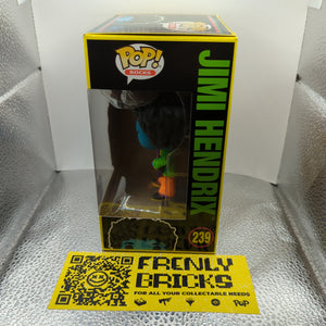 JIMI HENDRIX Blue * BLACKLIGHT * Funko Exclusive Pop Vinyl Black Light #329 FRENLY BRICKS - Open 7 Days