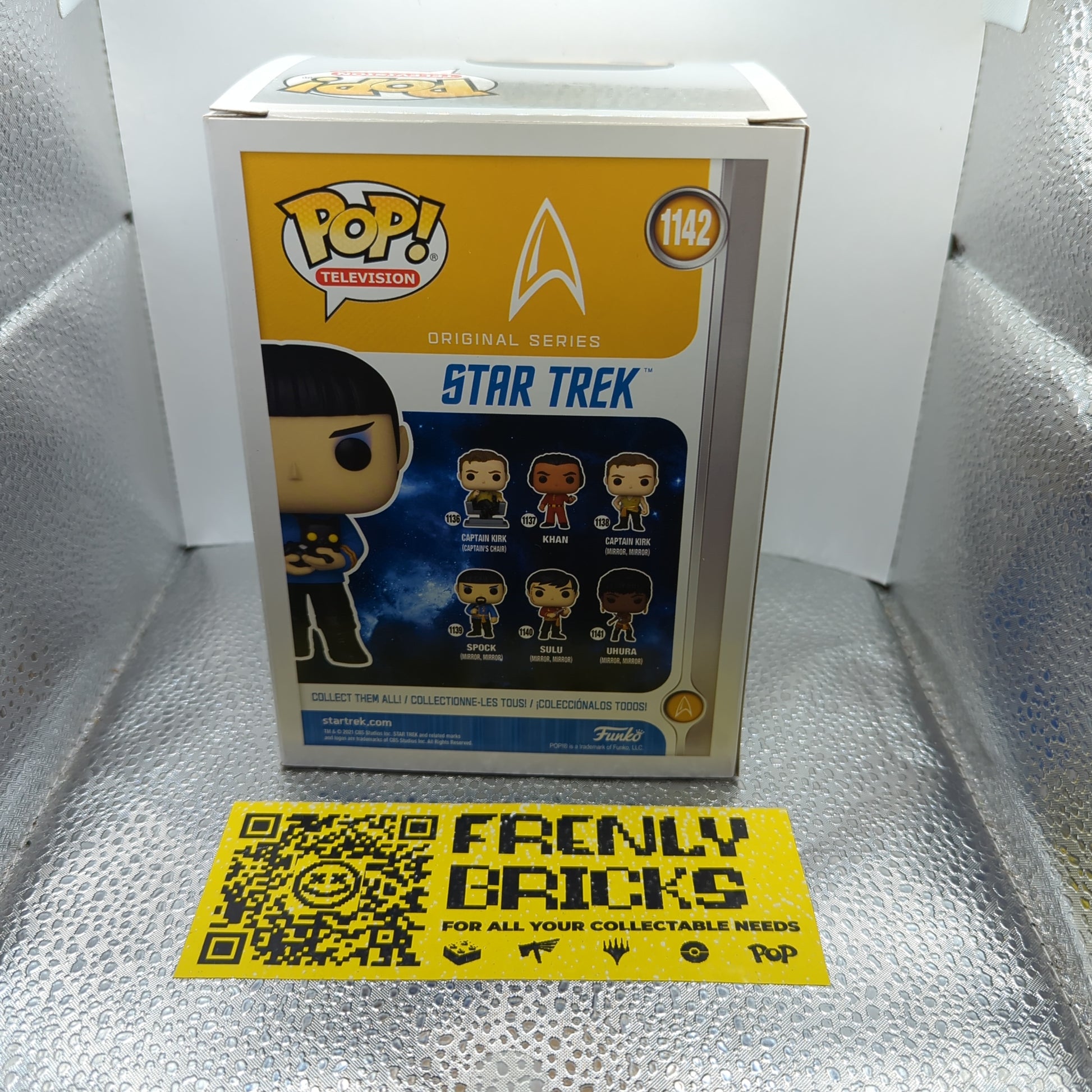 Funko POP! Original Series Star Trek Spock With Cat #1142 Funko Shop Exclusive FRENLY BRICKS - Open 7 Days