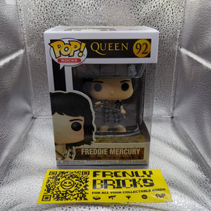 Funko Pop Rocks Vinyl Figure Queen - # 92 Freddie Mercury FRENLY BRICKS - Open 7 Days