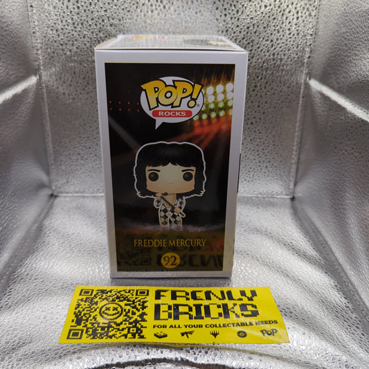 Funko Pop Rocks Vinyl Figure Queen - # 92 Freddie Mercury FRENLY BRICKS - Open 7 Days