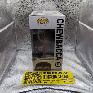 Funko Pop Star Wars #239 Chewbacca Flocked Vinyl Solo Movie Box Lunch Exclusive FRENLY BRICKS - Open 7 Days