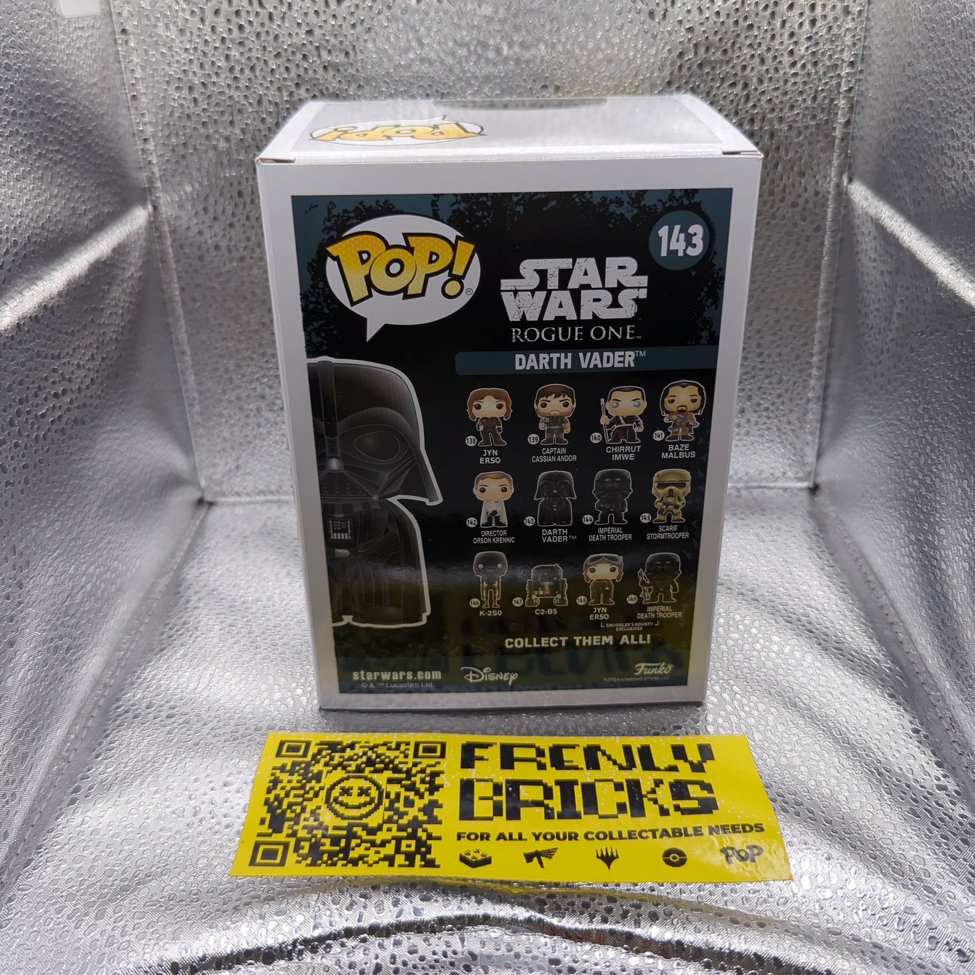 FUNKO POP! | STAR WARS ROGUE ONE | DARTH VADER | #143 | 2016 | VAULTED | FRENLY BRICKS - Open 7 Days