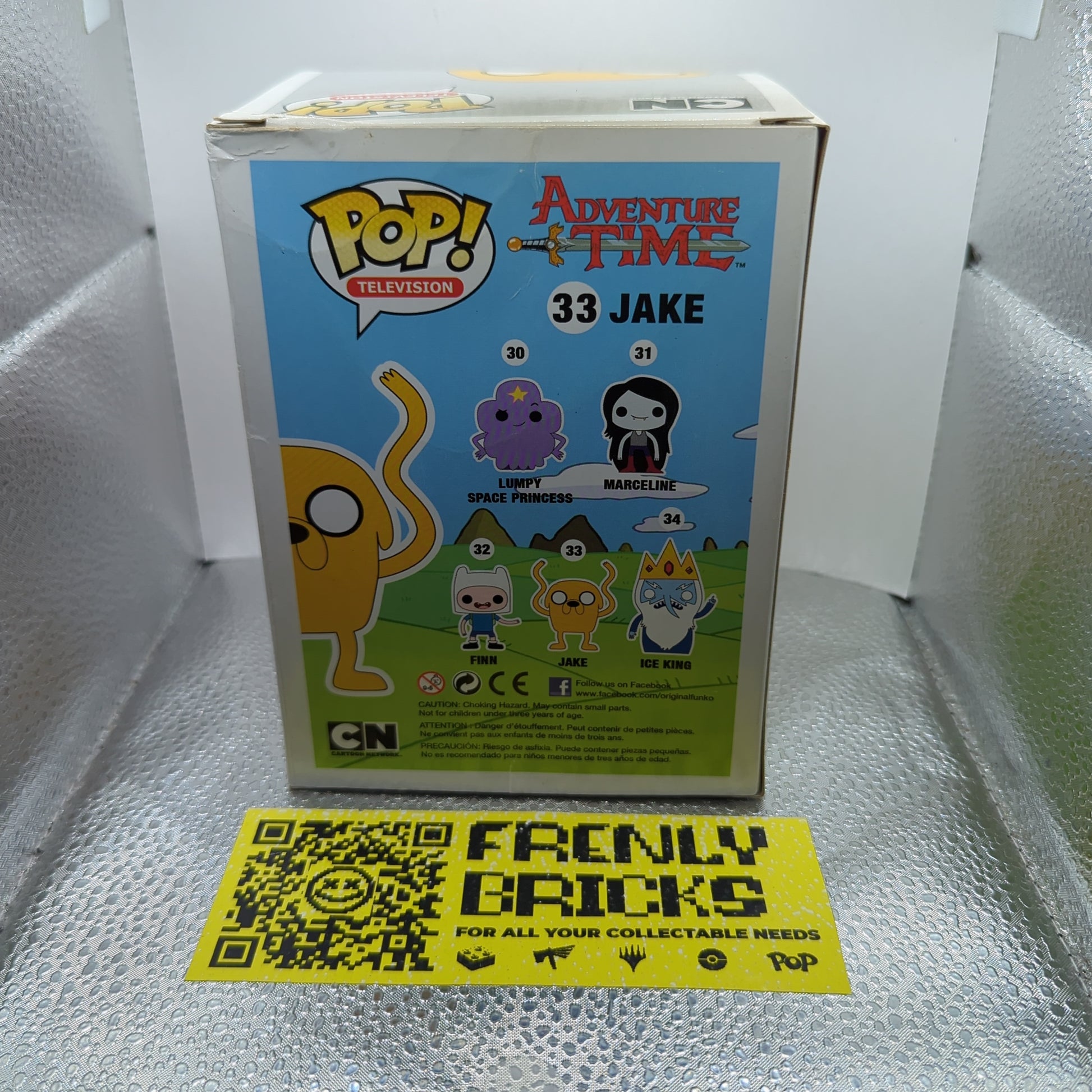 Adventure Time Jake #33 Cartoon Network Television Funko Pop Vinyl Figure 2012 FRENLY BRICKS - Open 7 Days