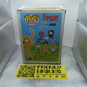 Adventure Time Jake #33 Cartoon Network Television Funko Pop Vinyl Figure 2012 FRENLY BRICKS - Open 7 Days