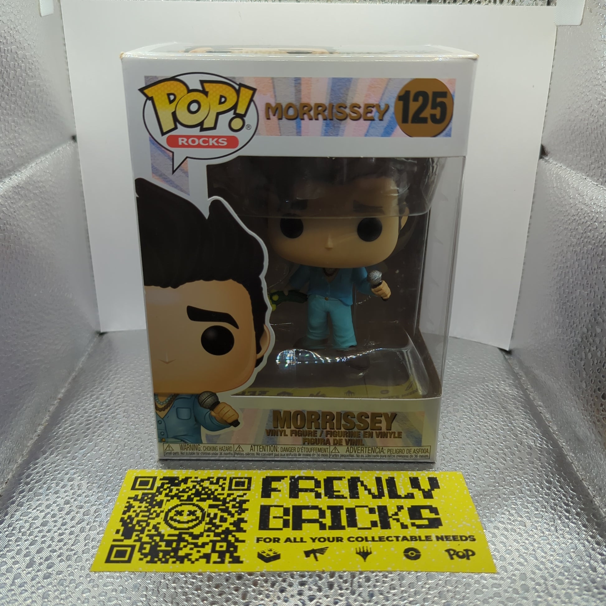 MORRISSEY FUNKO POP VINYL #125 - 2019 RELEASE FRENLY BRICKS - Open 7 Days