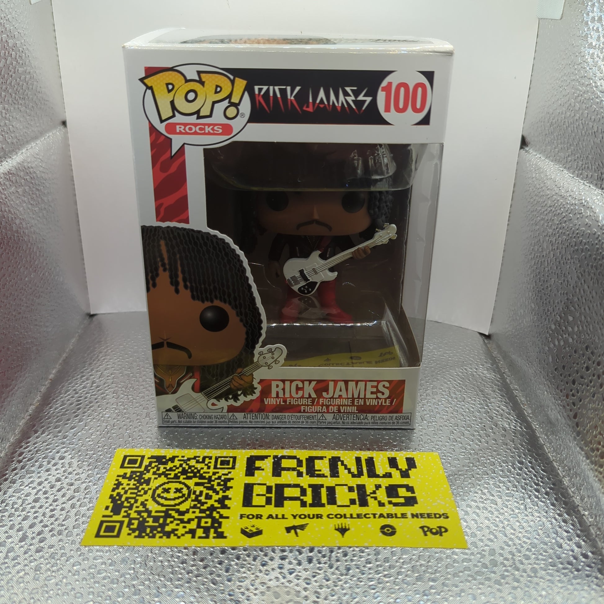 Rick James #100 Funko Pop Vinyl Rocks FRENLY BRICKS - Open 7 Days