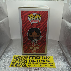 Rick James #100 Funko Pop Vinyl Rocks FRENLY BRICKS - Open 7 Days